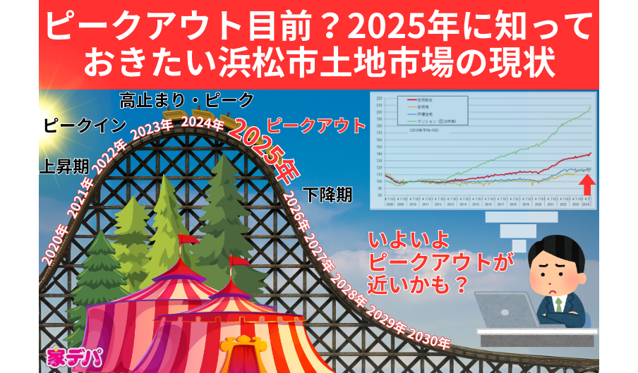 ついにピークアウト目前？2025年に知っておきたい浜松市土地市場の現状